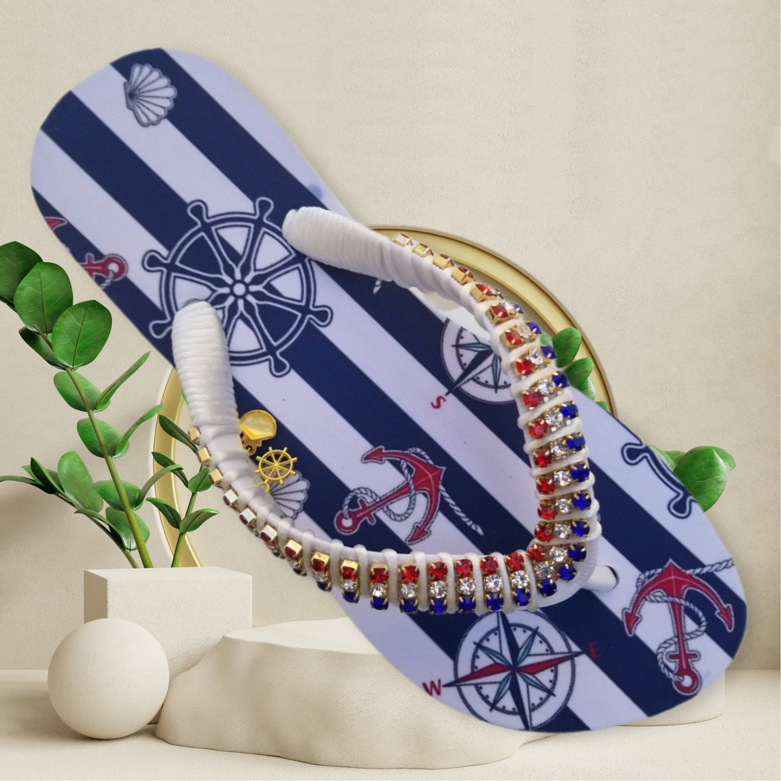 21 Luxury Nautical Flip Flop